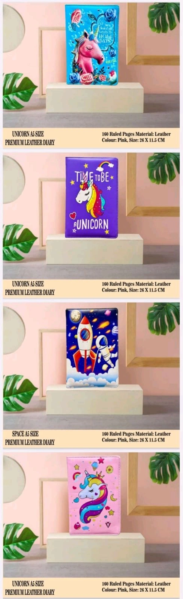 Notebook mix leather uni