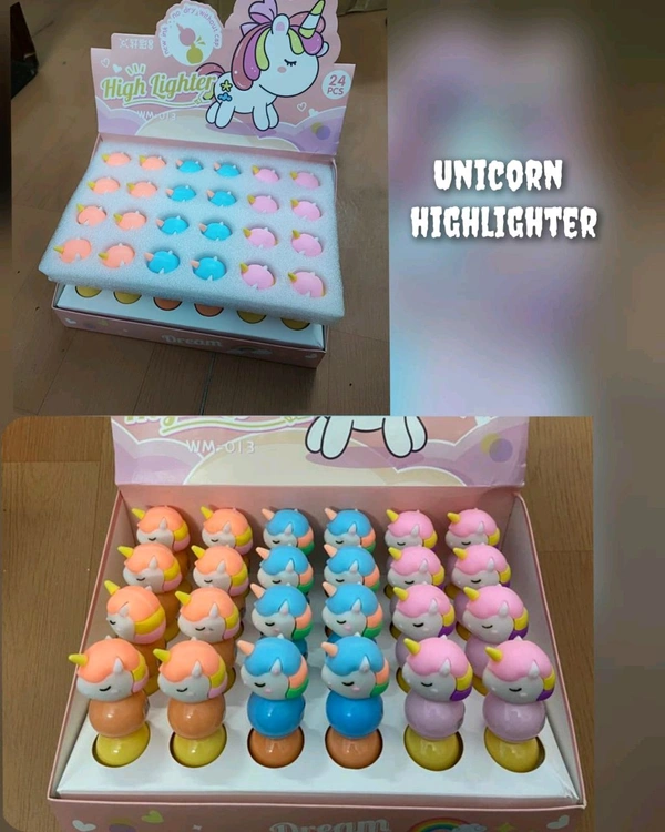 Unicorn stand highlighter 3pc