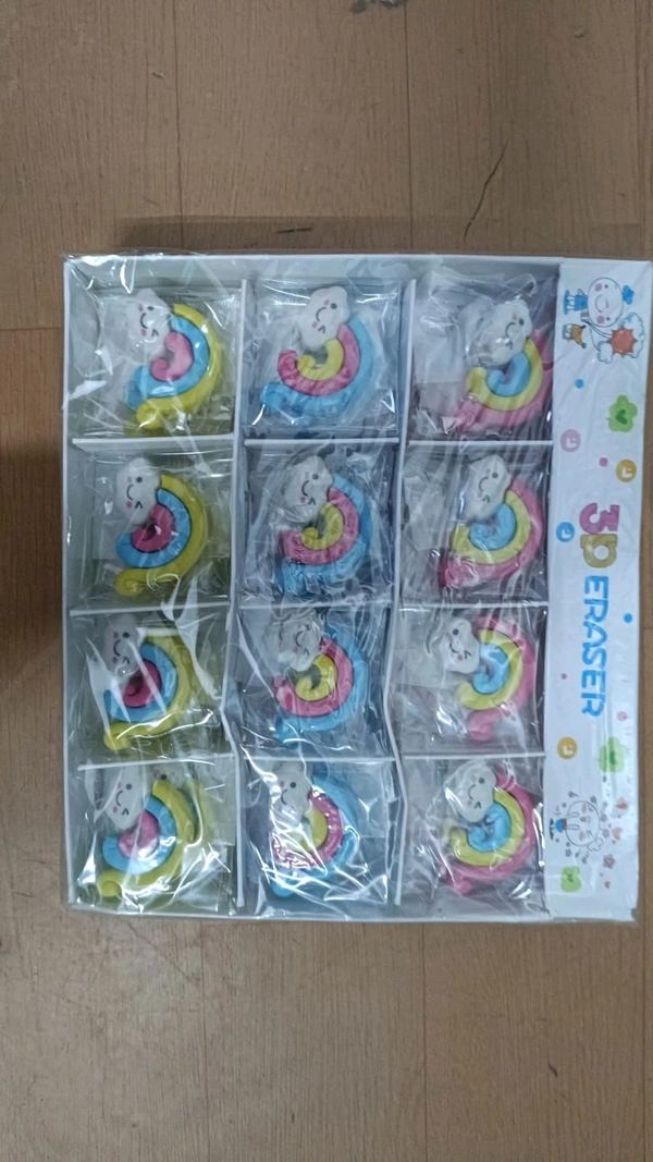 Eraser 3d 48pc box