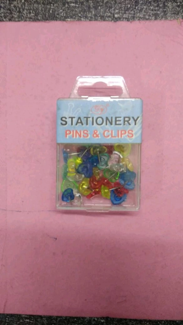 Push pin plastic box