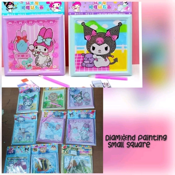 Small square diamond painting