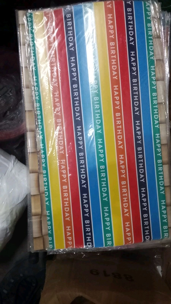 Giftsheet wrapping paper happy bday