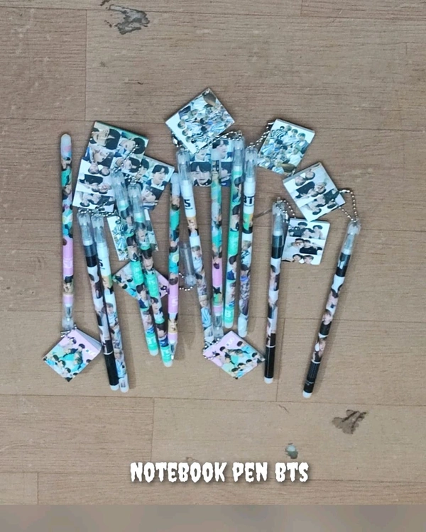 Gel pen notebook 