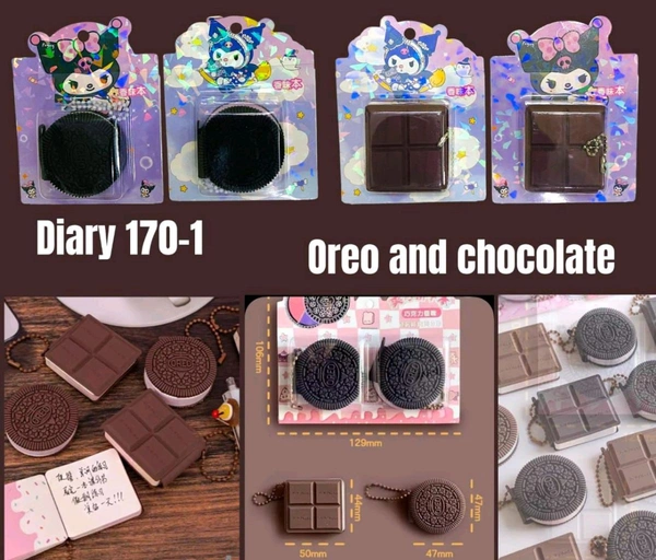 Chocolate mini notebook 170