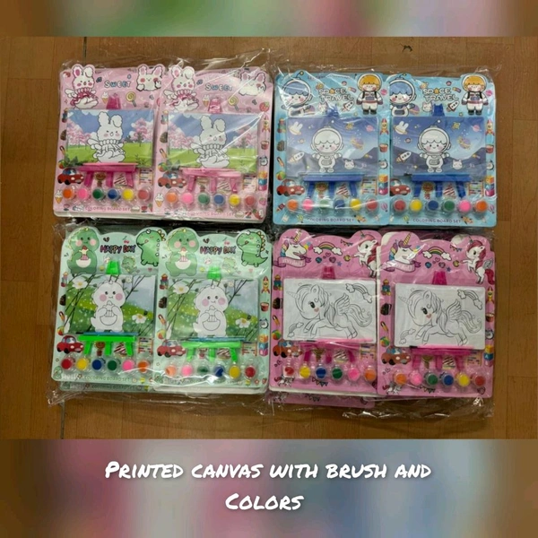 Canvas printed colour