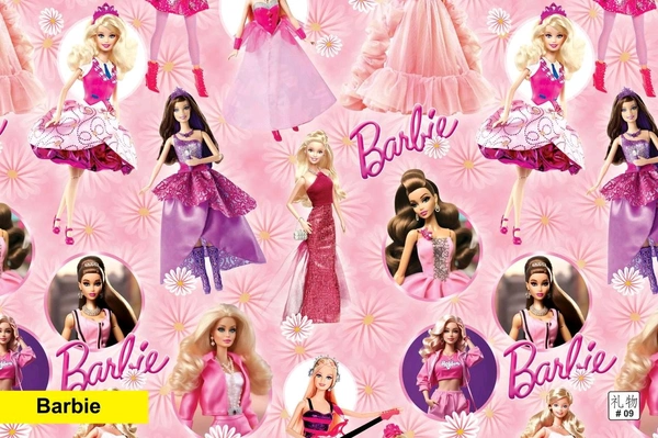 Gift Wrapping Paper Barbie