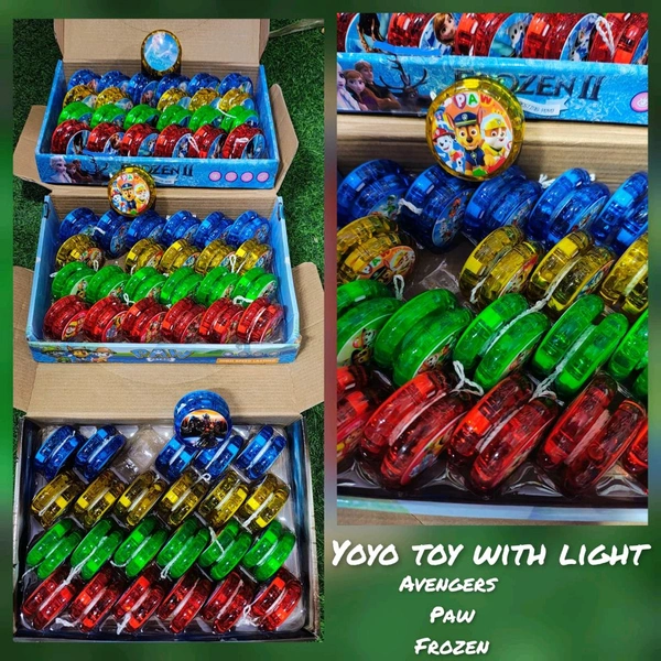 Yoyo toy with light 24pc