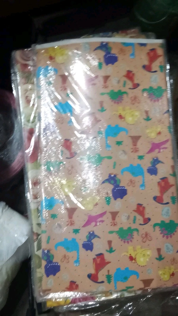 Dino gift wrapping sheet 