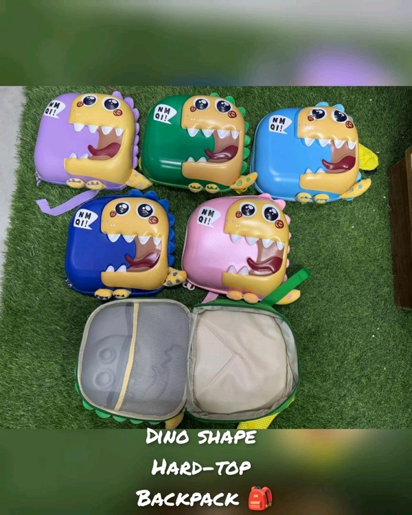 Dino Shape Hard Top Back Pack