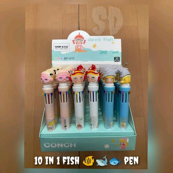 Fish 10 In 1 Pen 