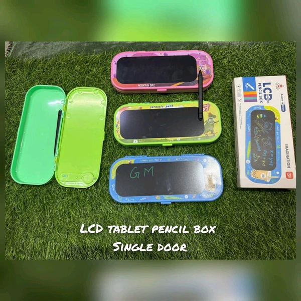 Lcd Tablet Pencil Box Single Door