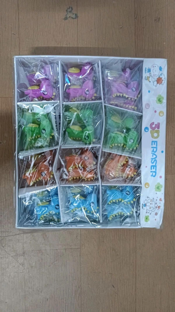 DINO 3D ERASER (48PCS BOX)