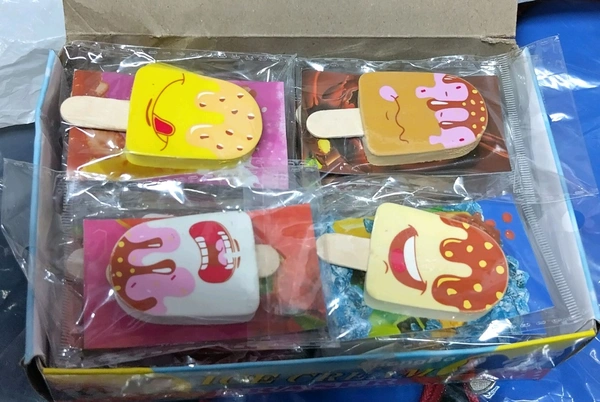 Icecream eraser big (24pc)