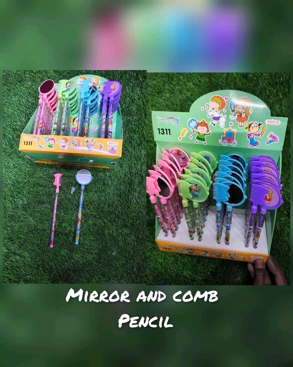Comb and mirror pencil 48pc box