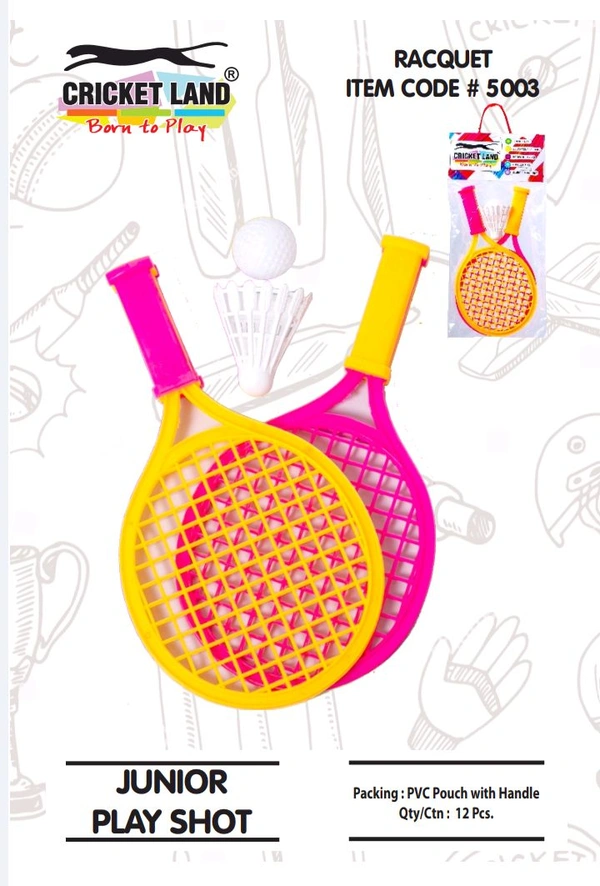 Racquet junior play shot 12pc pack