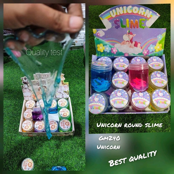 Slime Round with toy uni