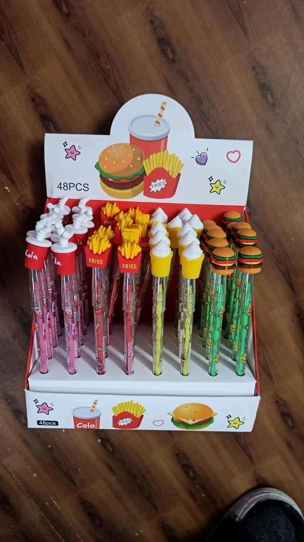 9 Lead push pencil fast food (48pcs box)