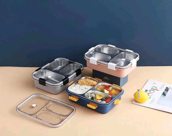 3 partition lunch box 