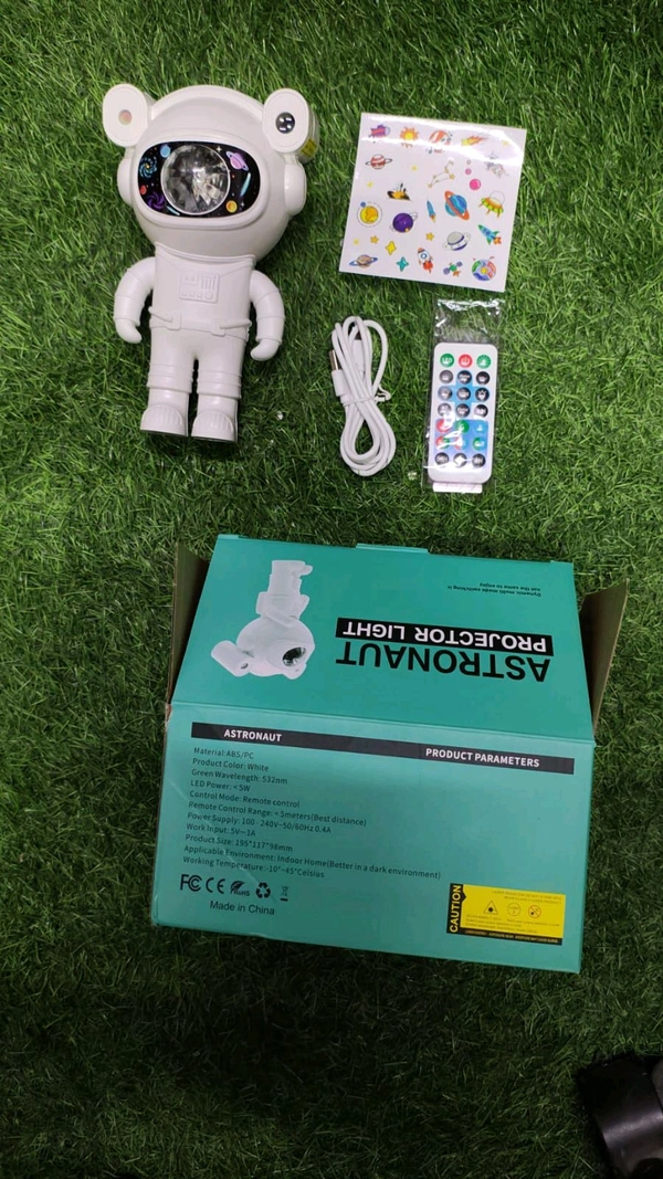 Space projector with remote 