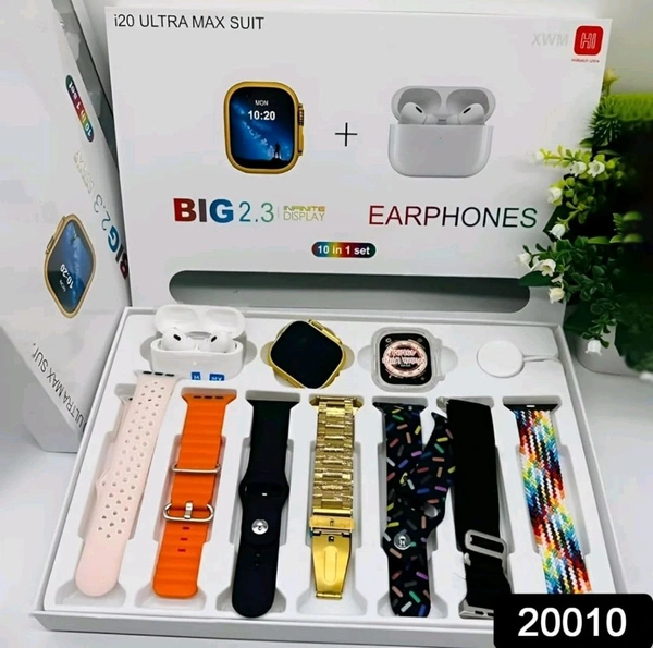 Smart watch with ear Buds Set