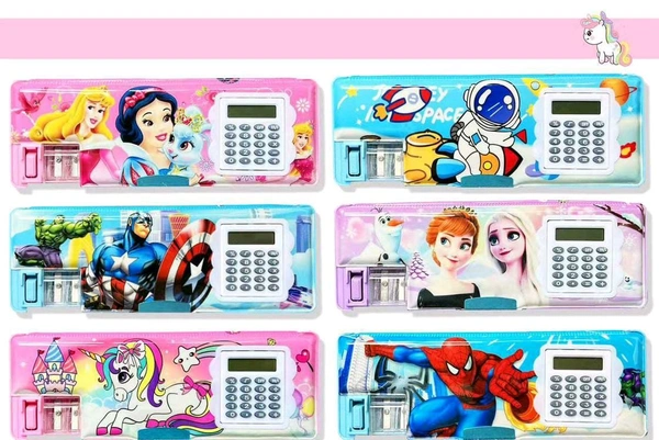 calculator pencil box