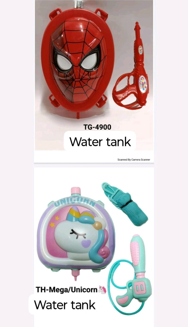 Water tank big Spider and unicorns 