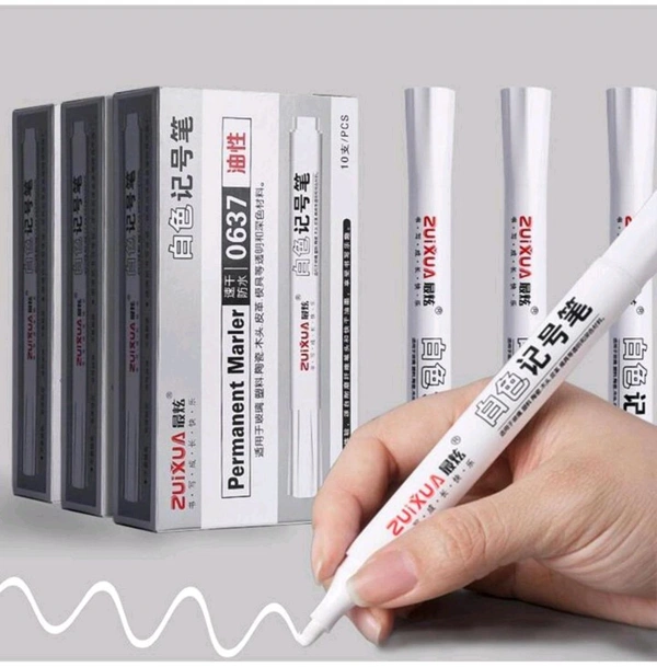 Permanent Marker White 0637