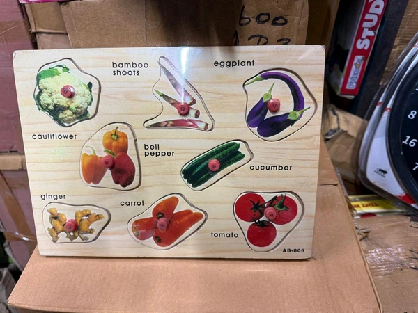 Wooden Block Vegetable 