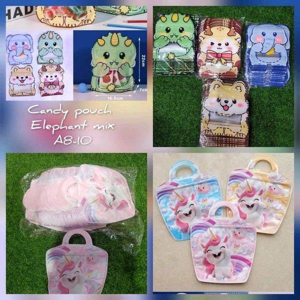 Candy pouch elephant (50pc pack)