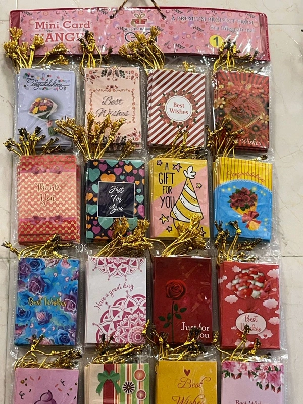 Mini card Gift tag (128pc)