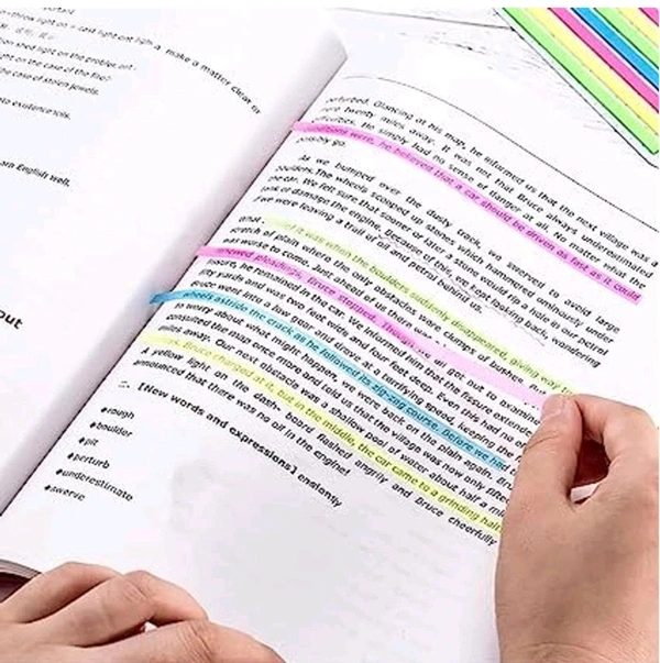 Translucent fluorescent 4x2inches (300pc) sticky note