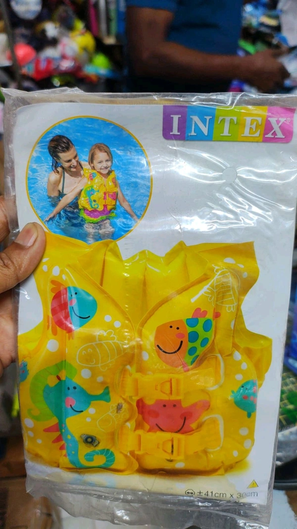 Intex swimming jacket Polythene packing 
16 x 12 inches 
