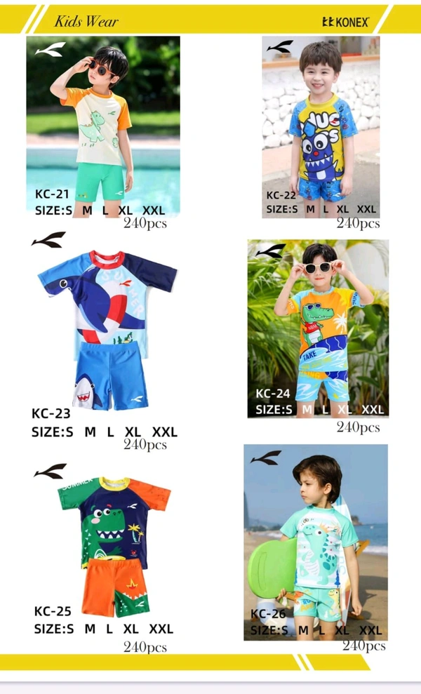 Swimming shorts and Tshirt set