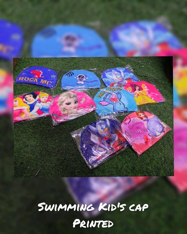 Swimming cap printed
