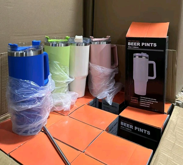 1200ml Steel straw tumbler 
