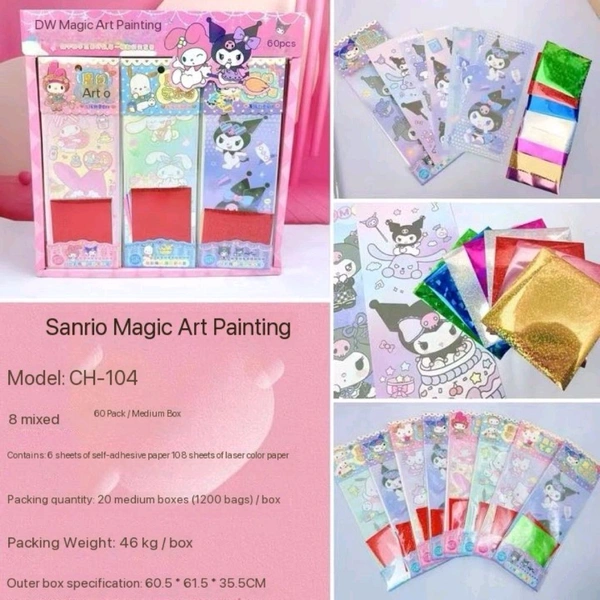 Kuromi magic art paiting 