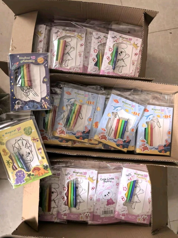 3d magic painting popcorn 