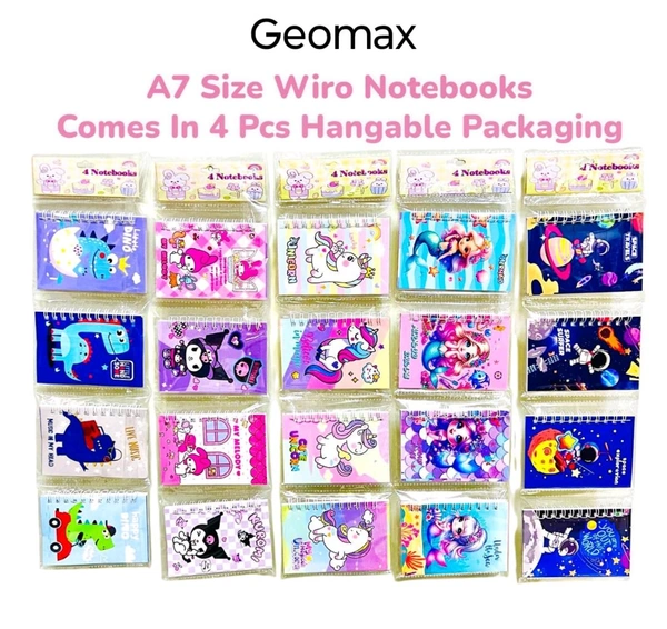 A7 wiro hanger notebook 4pc