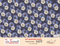 Gift Wrapping Sheet Flowers 