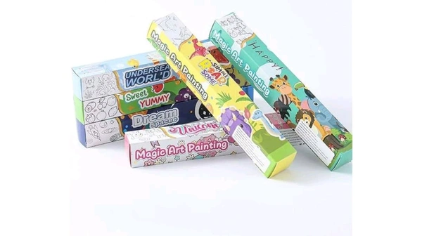 Magic art painting Paper roll without self gumming 
