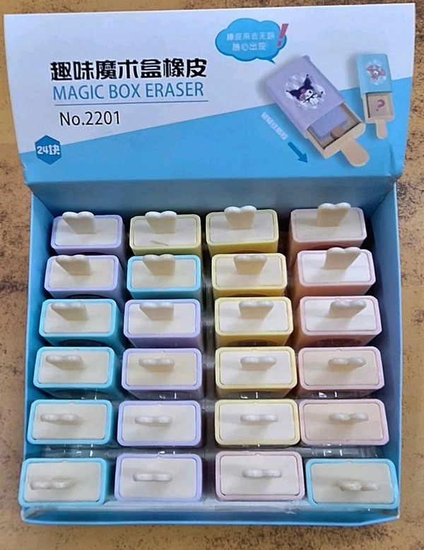 Kuromi Icecream Magic Eraser Big (24pc box)