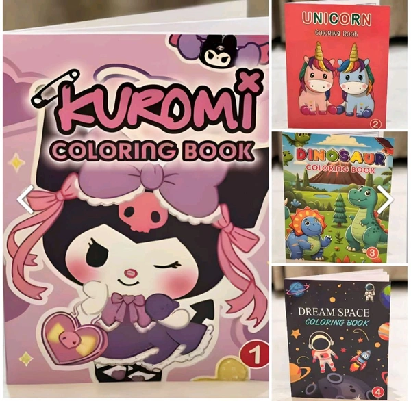 Kuromi Colour book (12pc pack)
