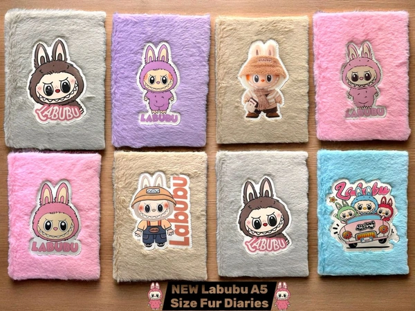 Labubu Fur Notebook 