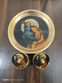 Tilak set with plate