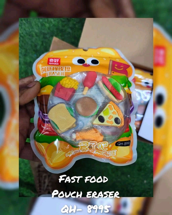 Fast food pouch eraser 8995