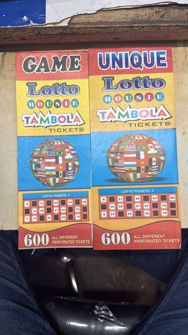 Regular tambola ticket Colour 
