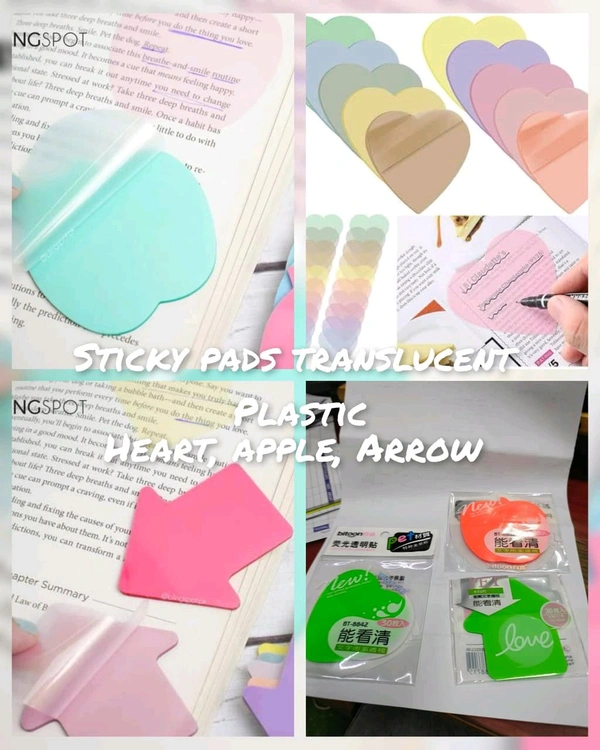 Plastic Sticky Note - 30 pcs and above