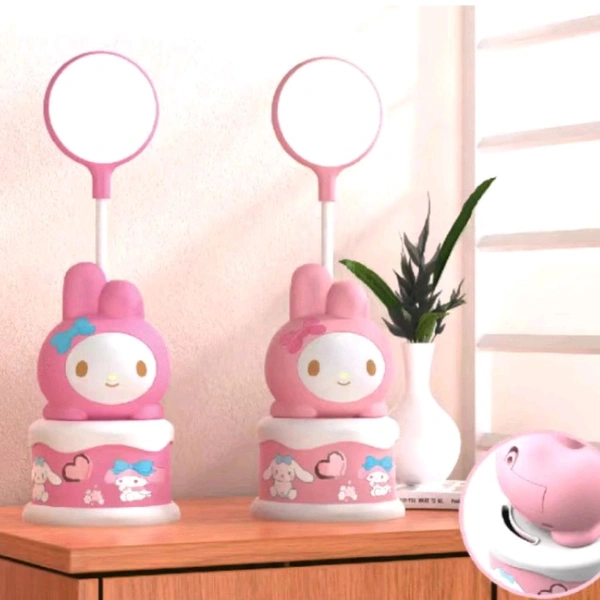 Kuromi family USB TABLE LAMP WITH COIN BOX - RECHARGEABLE