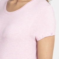Jockey Women T- Shirts Style 1515 - Pink Lady Mel, M-(Stretchable 33 in - 35 in)