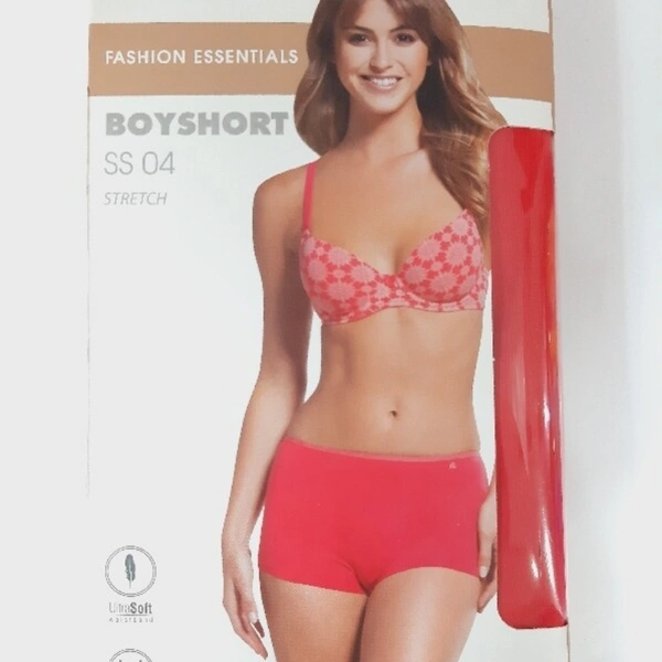 Jockey Panty BoyShort SS04 - Black, M-90-97cm
